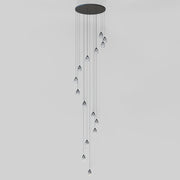 ET2 E21569 Dewdrop 10-lt 34" LED Pendant