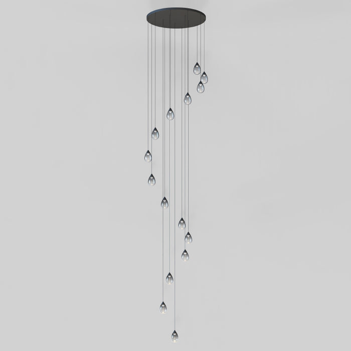 ET2 E21569 Dewdrop 10-lt 34" LED Pendant