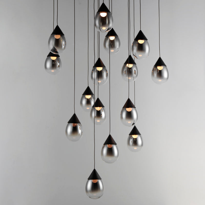 ET2 E21569 Dewdrop 10-lt 34" LED Pendant