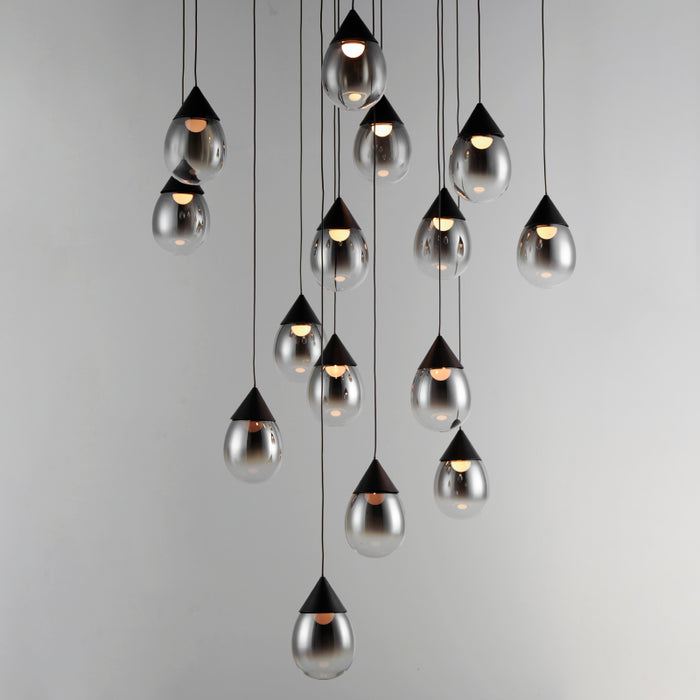ET2 E21569 Dewdrop 10-lt 34" LED Pendant