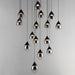 ET2 E21569 Dewdrop 10-lt 34" LED Pendant