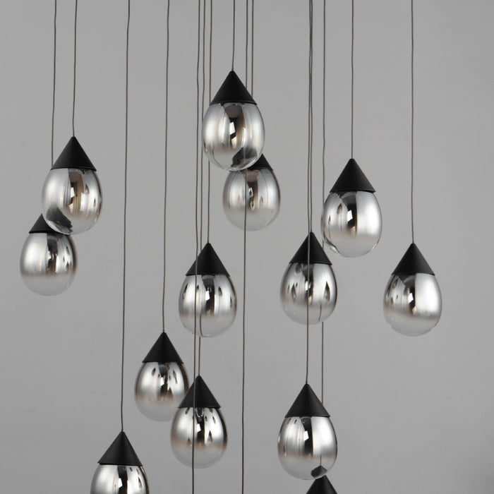 ET2 E21569 Dewdrop 10-lt 34" LED Pendant