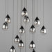 ET2 E21569 Dewdrop 10-lt 34" LED Pendant