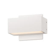 ET2 E23217 Blok 2-lt 7" LED Outdoor Wall Sconce - White