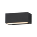 ET2 E23217 Blok 2-lt 7" LED Outdoor Wall Sconce - Black