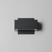 ET2 E23217 Blok 2-lt 7" LED Outdoor Wall Sconce - Black