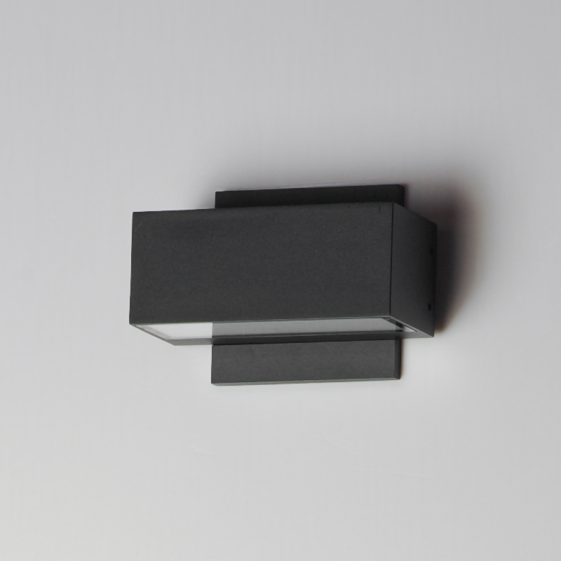 ET2 E23217 Blok 2-lt 7" LED Outdoor Wall Sconce - Black
