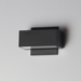 ET2 E23217 Blok 2-lt 7" LED Outdoor Wall Sconce - Black