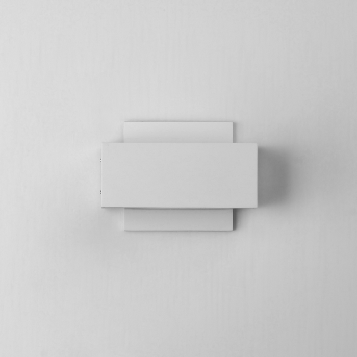 ET2 E23217 Blok 2-lt 7" LED Outdoor Wall Sconce - White