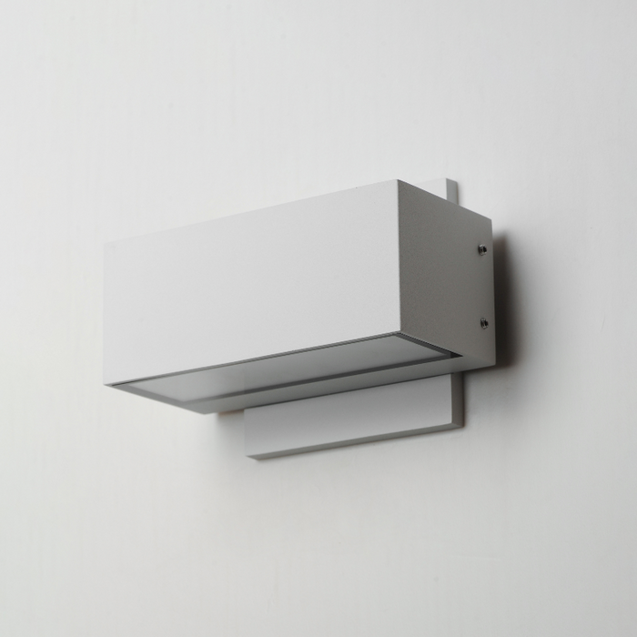 ET2 E23217 Blok 2-lt 7" LED Outdoor Wall Sconce - White