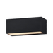 ET2 E23219 Blok 2-lt 9" LED Outdoor Wall Sconce - Black