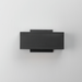 ET2 E23219 Blok 2-lt 9" LED Outdoor Wall Sconce - Black