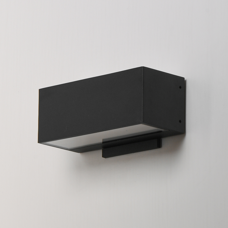 ET2 E23219 Blok 2-lt 9" LED Outdoor Wall Sconce - Black