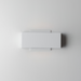 ET2 E23219 Blok 2-lt 9" LED Outdoor Wall Sconce - White