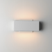 ET2 E23219 Blok 2-lt 9" LED Outdoor Wall Sconce - White