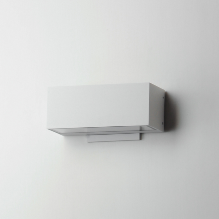 ET2 E23219 Blok 2-lt 9" LED Outdoor Wall Sconce - White