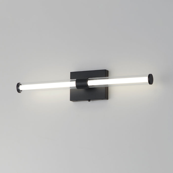 ET2 E23442-10 Fuse 1-lt 23" LED Bath Vanity, 5CCT Selectable - Black