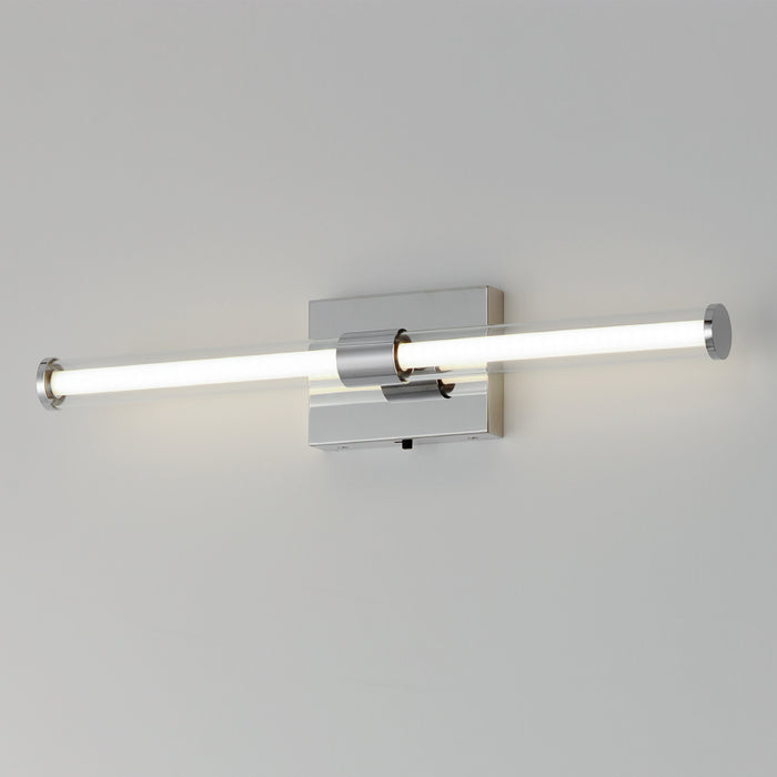 ET2 E23442-10 Fuse 1-lt 23" LED Bath Vanity, 5CCT Selectable - Polished Chrome