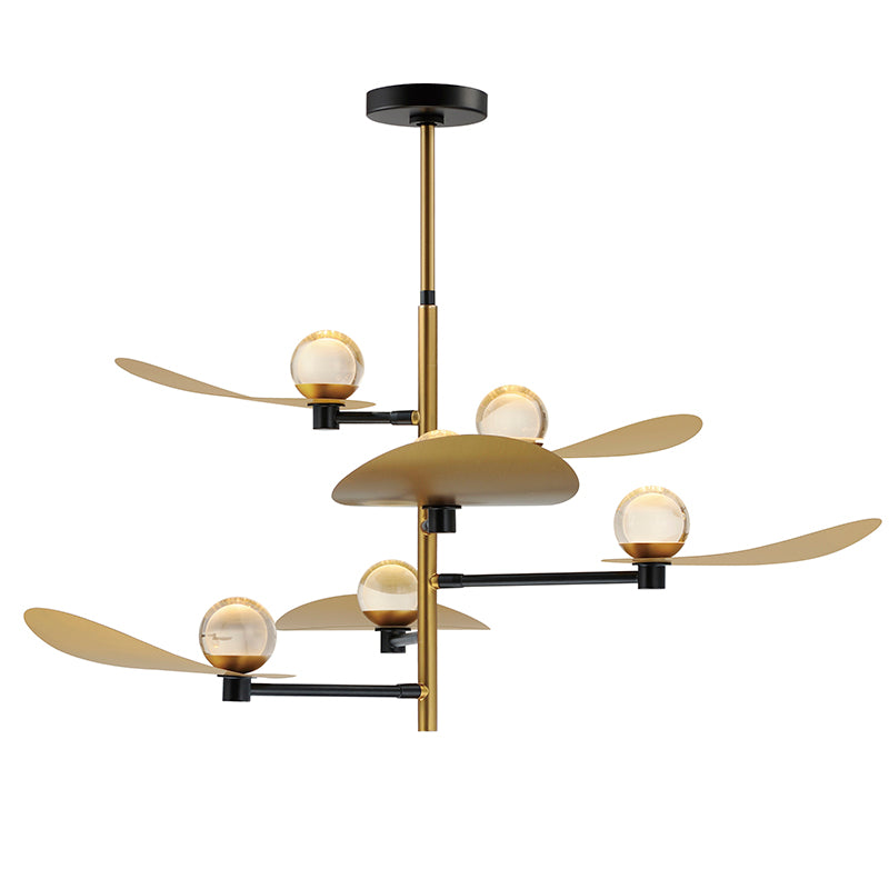 ET2 E24075 Pearl 6-lt 47" LED Chandelier