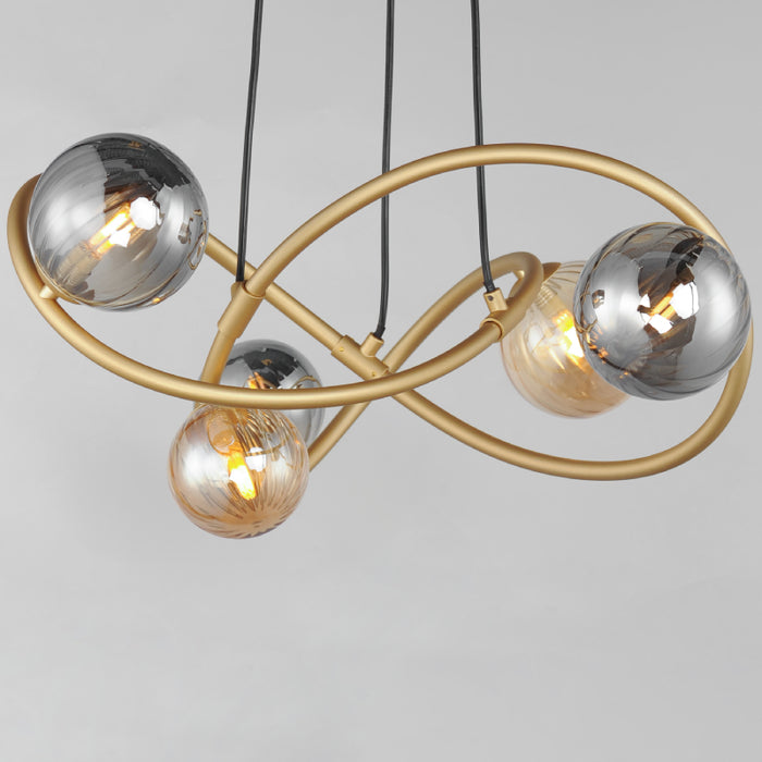 ET2 E24185 Planetary 5-lt 23" LED Chandelier