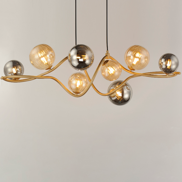 ET2 E24187 Planetary 8-lt 44" LED Linear Pendant