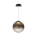 ET2 E24189 Planetary 1-lt 10" LED Pendant - Black/Smoke Glass