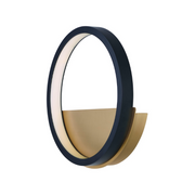 ET2 E24320 Hoopla 1-lt 12" LED Wall Sconce - Black/Gold