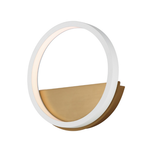 ET2 E24320 Hoopla 1-lt 12" LED Wall Sconce - White/Gold