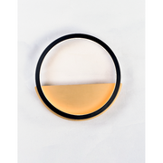 ET2 E24320 Hoopla 1-lt 12" LED Wall Sconce - Black/Gold