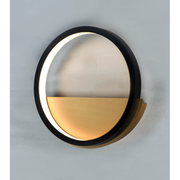 ET2 E24320 Hoopla 1-lt 12" LED Wall Sconce - Black/Gold