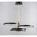 ET2 E24326 Hoopla 4-lt 34" LED Pendant - Black/Gold