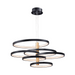 ET2 E24327 Hoopla 6-lt 45" LED Pendant - Black/Gold