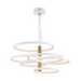 ET2 E24327 Hoopla 6-lt 45" LED Pendant - White/Gold