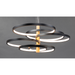 ET2 E24327 Hoopla 6-lt 45" LED Pendant - Black/Gold