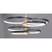 ET2 E24327 Hoopla 6-lt 45" LED Pendant - Black/Gold