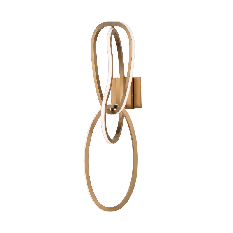 ET2 E24613 Unity 3-lt 27" Tall LED Wall Sconce - Brushed Champagne