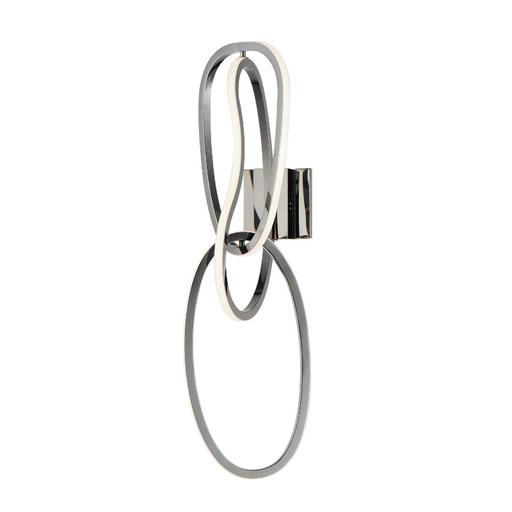 ET2 E24613 Unity 3-lt 27" Tall LED Wall Sconce - Black Chrome
