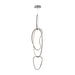 ET2 E24617 Unity 4-lt 14" LED Pendant - Black Chrome