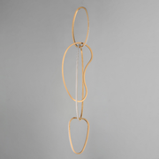 ET2 E24617 Unity 4-lt 14" LED Pendant - Brushed Champagne