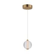 ET2 E24641-144 Rhythm 1-lt 6" LED Pendant-Gold