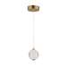 ET2 E24641-144 Rhythm 1-lt 6" LED Pendant-Gold