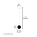 ET2 E24641-144 Rhythm 1-lt 6" LED Pendant