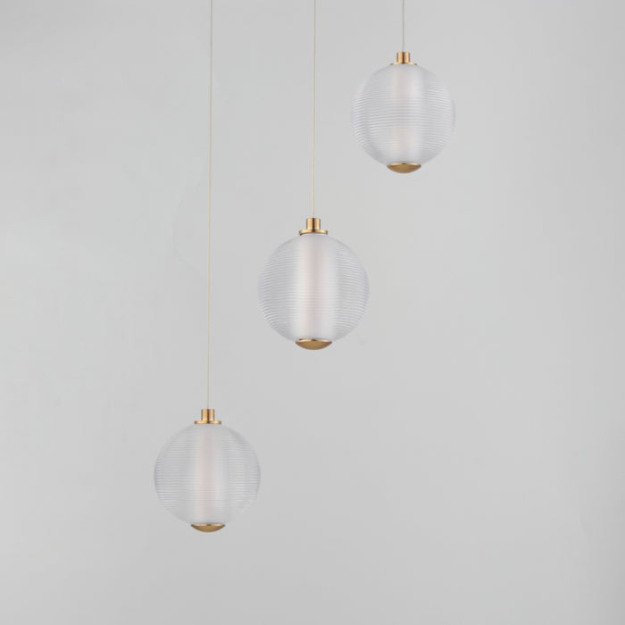 ET2 E24643-144 Rhythm 3-lt 12" LED Pendant