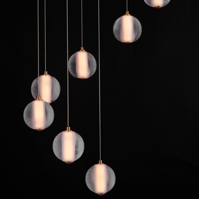 ET2 E24646-144 Rhythm 9-lt 22" LED Pendant