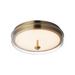 ET2 E24660 Voto 1-lt 12" LED Flush Mount - Natural Aged Brass