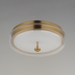 ET2 E24660 Voto 1-lt 12" LED Flush Mount - Natural Aged Brass