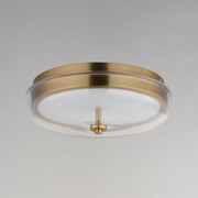 ET2 E24660 Voto 1-lt 12" LED Flush Mount - Natural Aged Brass