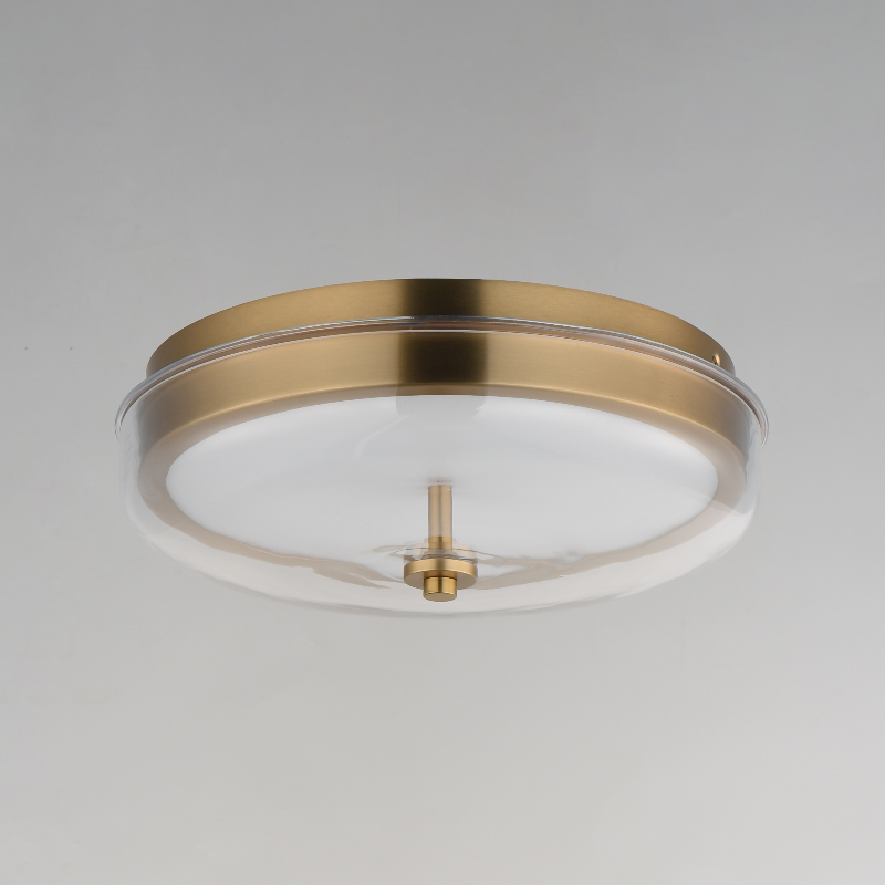 ET2 E24660 Voto 1-lt 12" LED Flush Mount - Natural Aged Brass