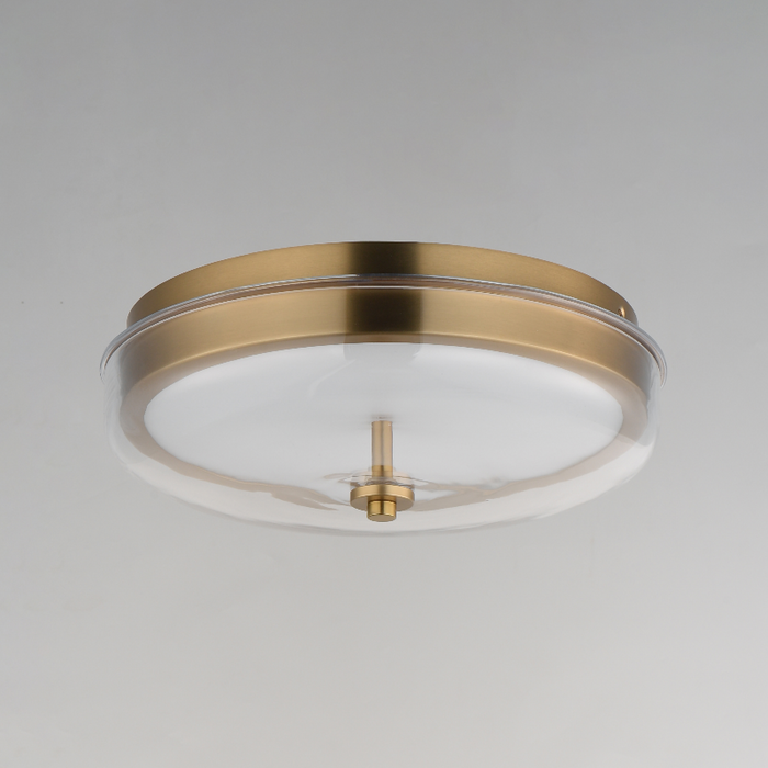 ET2 E24660 Voto 1-lt 12" LED Flush Mount - Natural Aged Brass