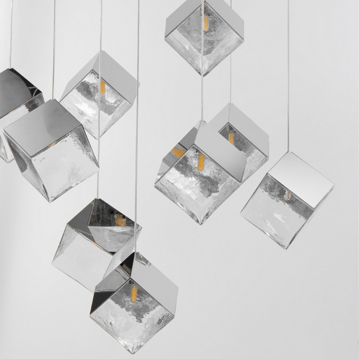 ET2 E24689 Ice Cube 9-lt 34" LED Pendant